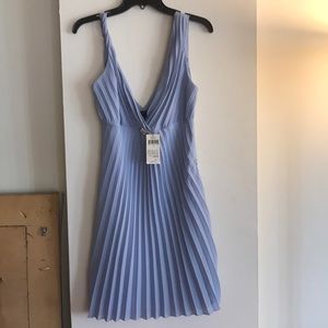 BCBG Periwinkle Pleated Dress Dress size 8